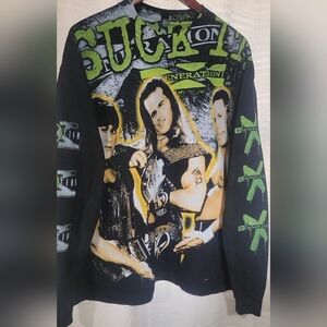 D-GENERATION X Long Sleeve A SHAKA HEAVYWEIGHT GARMET DYED T SHIRT